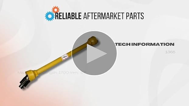 Amazon.com: RAParts Hay Tedder Bondioli PTO Driveline Shaft